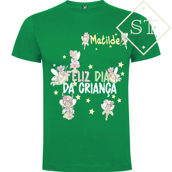 Feliz dia das Crianças Fadas (Com nome) - Sê-Tu